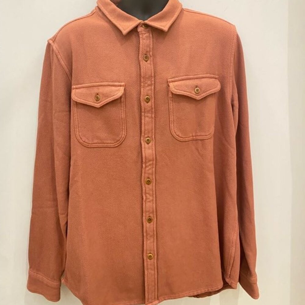 Outerknown Chroma Blanket Shirt | Mineral Red | Size XL | NWT